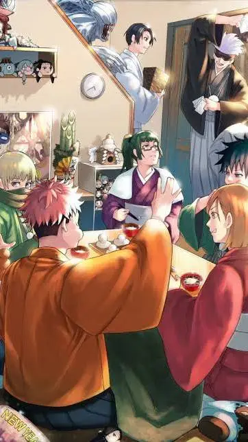 ai character: JJK sleepover<3 background