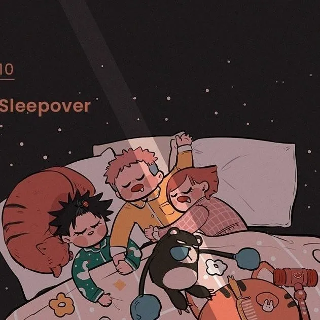 chat with ai character: Jjk sleepover