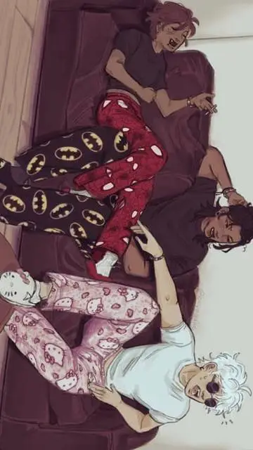 ai character: Jjk sleepover  background