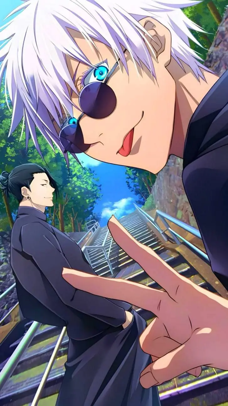 ai character: Gojo and Geto background