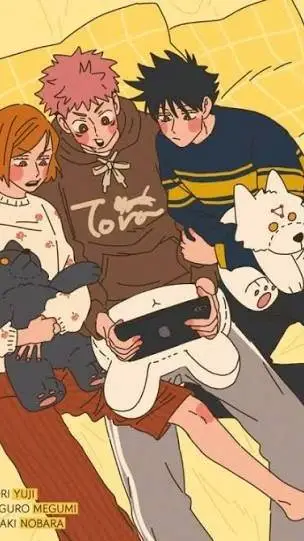 ai character: Jjk sleepover background