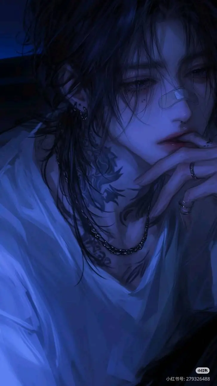 ai character: Alex Winter💙🎮 background