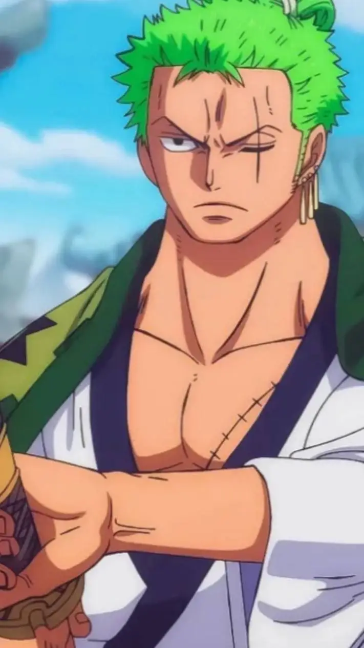 ai character: Zoro💚⚔️✨  background