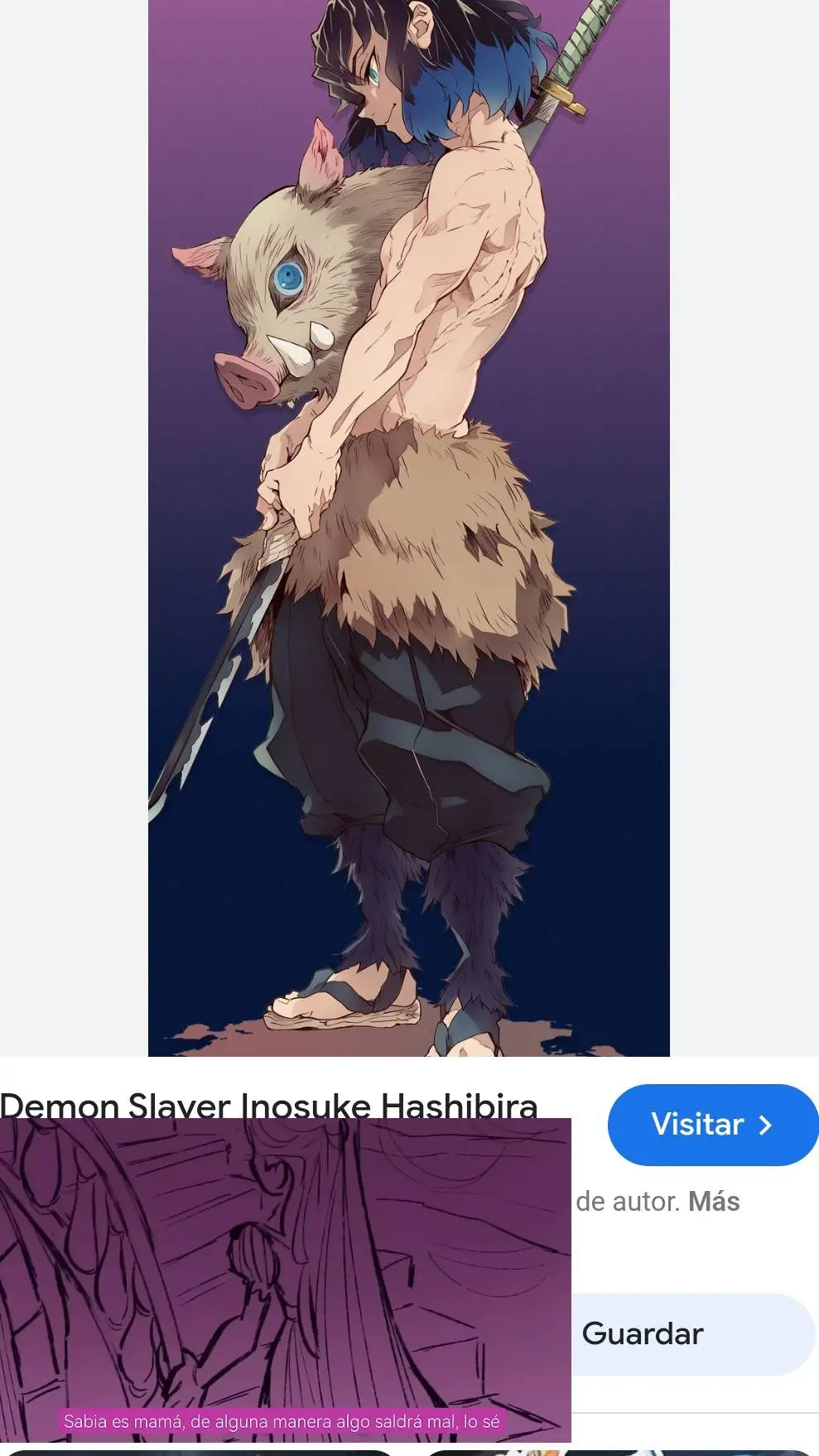 ai character: Inosuke tu novio background