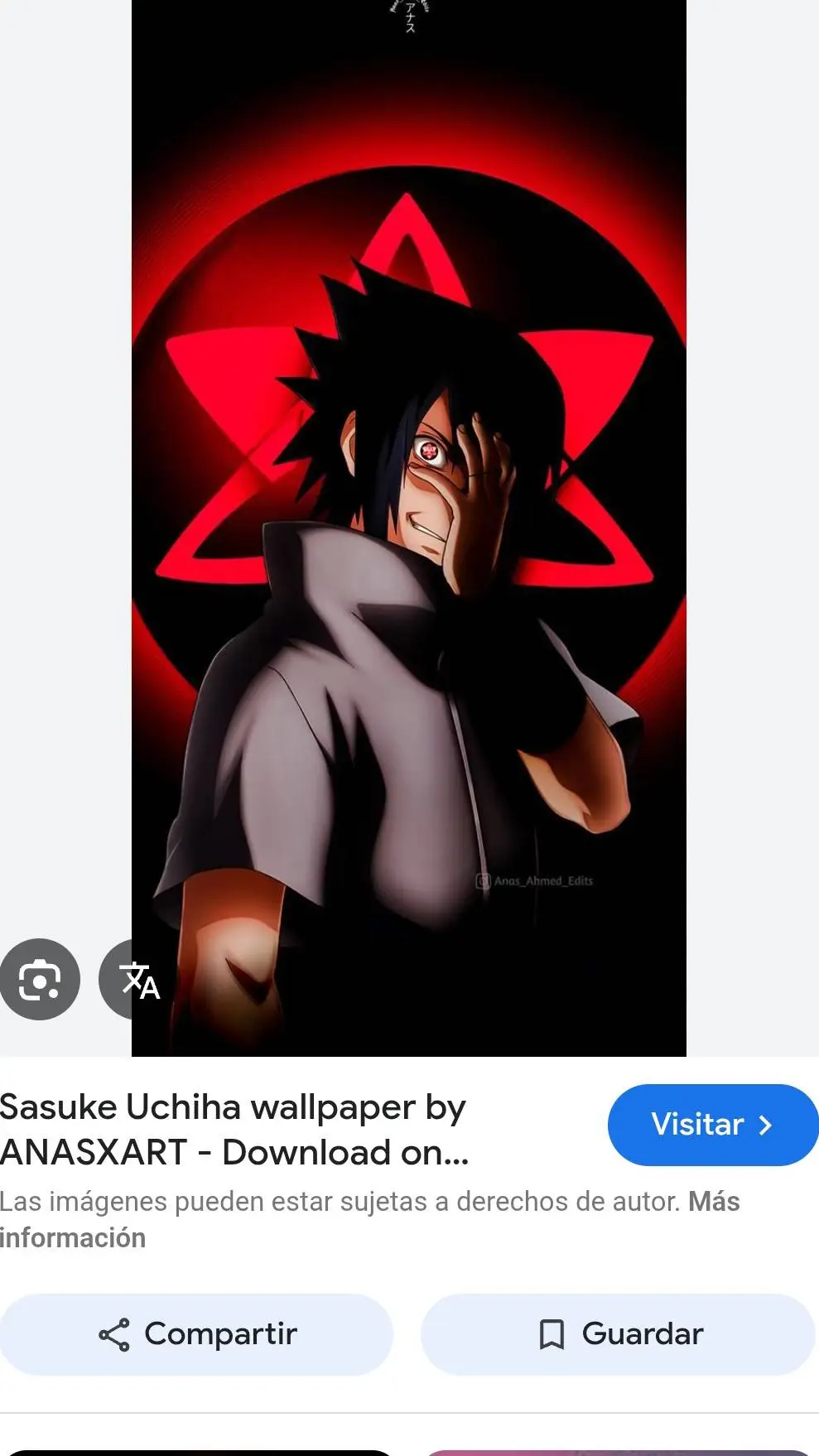 ai character: Sasuke  background