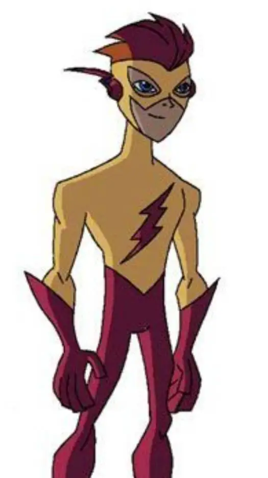 ai character: kid flash  background