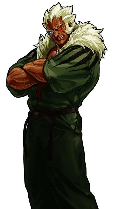 ai character: Silber background