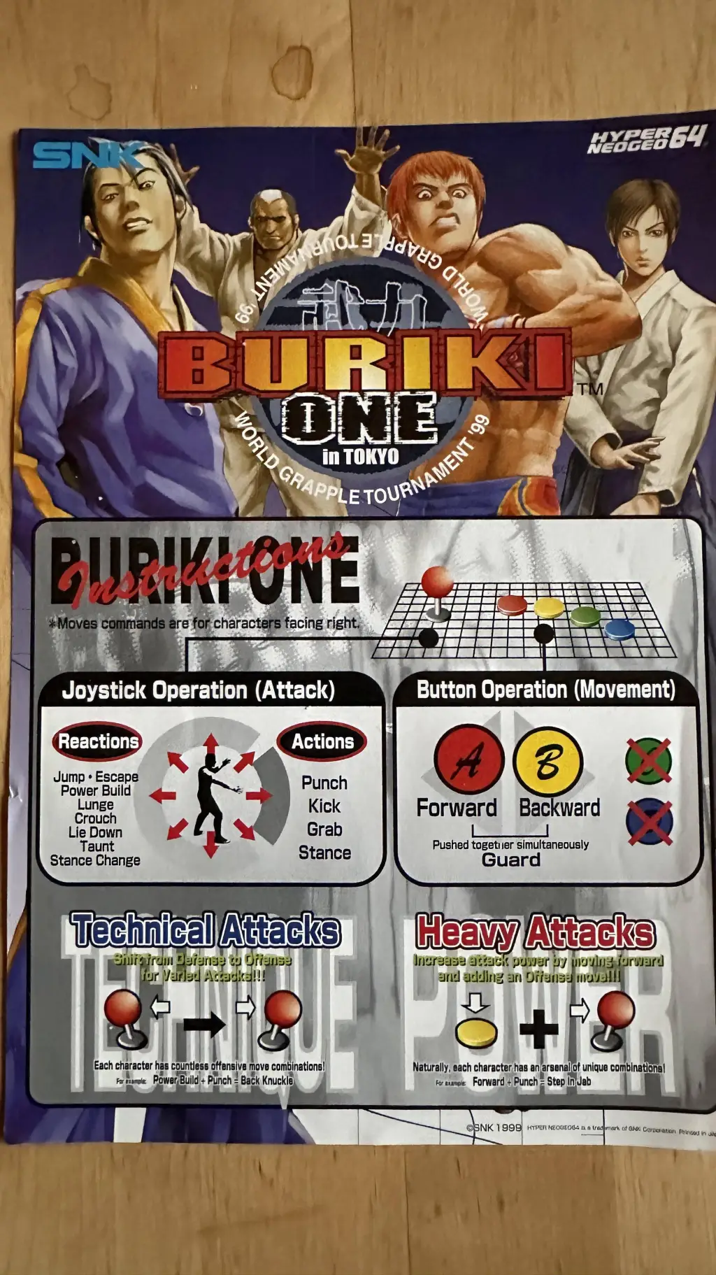 ai character: Buriki One background