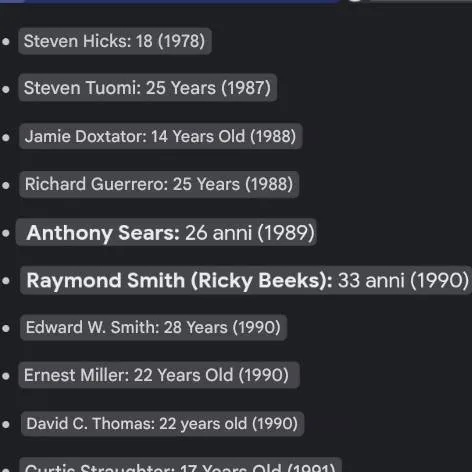 chat with ai character: Dahmer's Victims