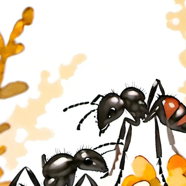 chat with ai character: two ants