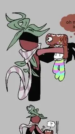 ai character: sprout twisted🍓 background