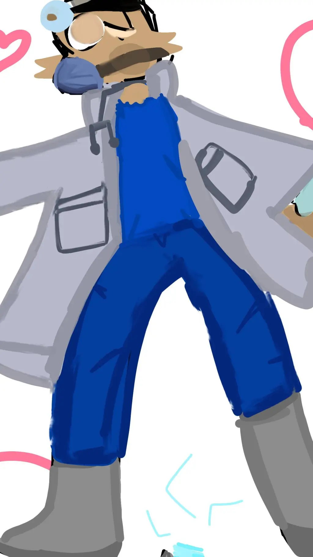 ai character: dr harlow background