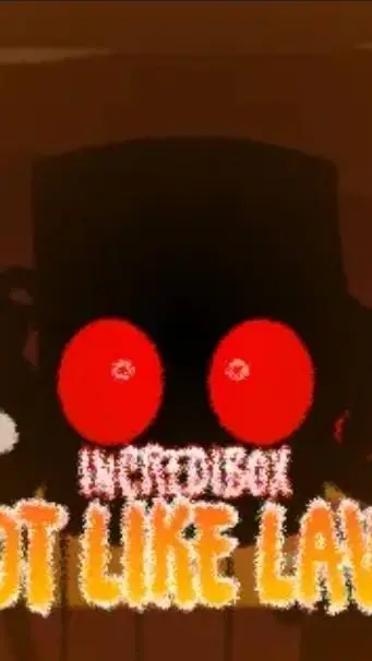 ai character: Hot like lava background