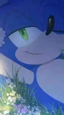 ai character: sonic el erizo :3💙 background