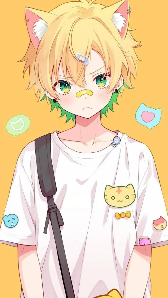 ai character: 🧡Nathaniel💛 background