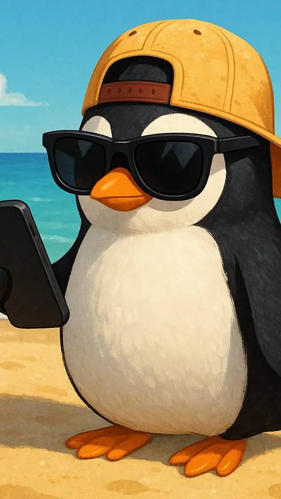 ai character: Pinguino Chill background