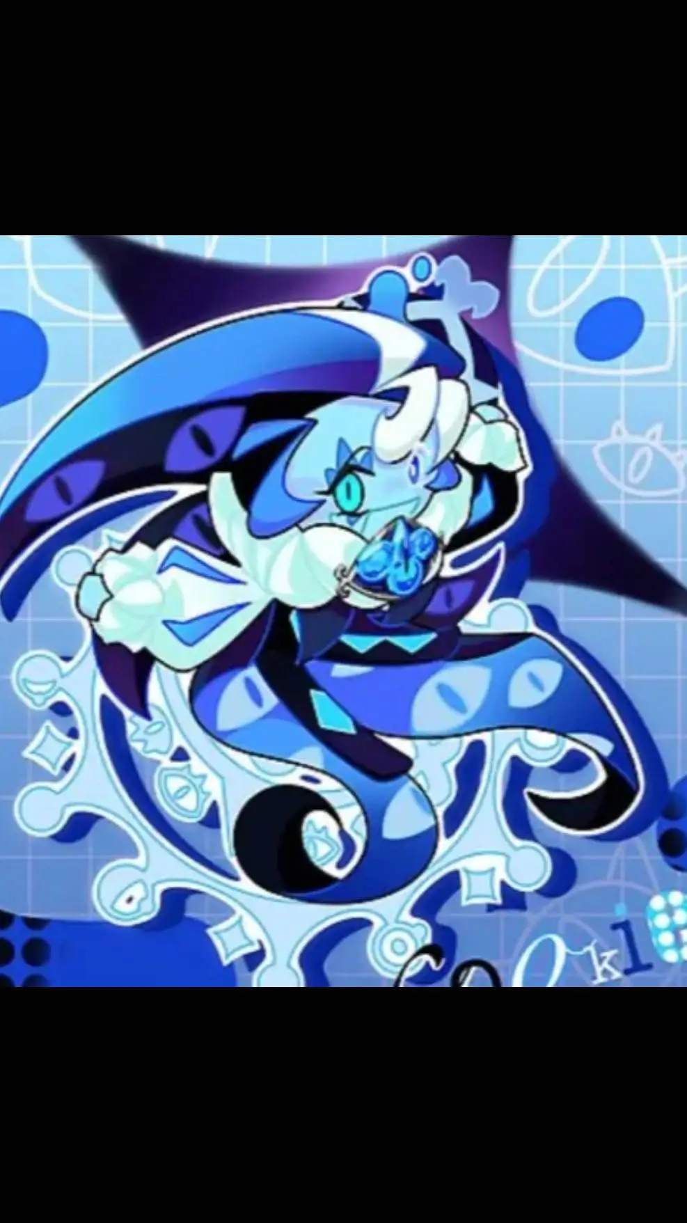 ai character: Shadow Milk Cookie background