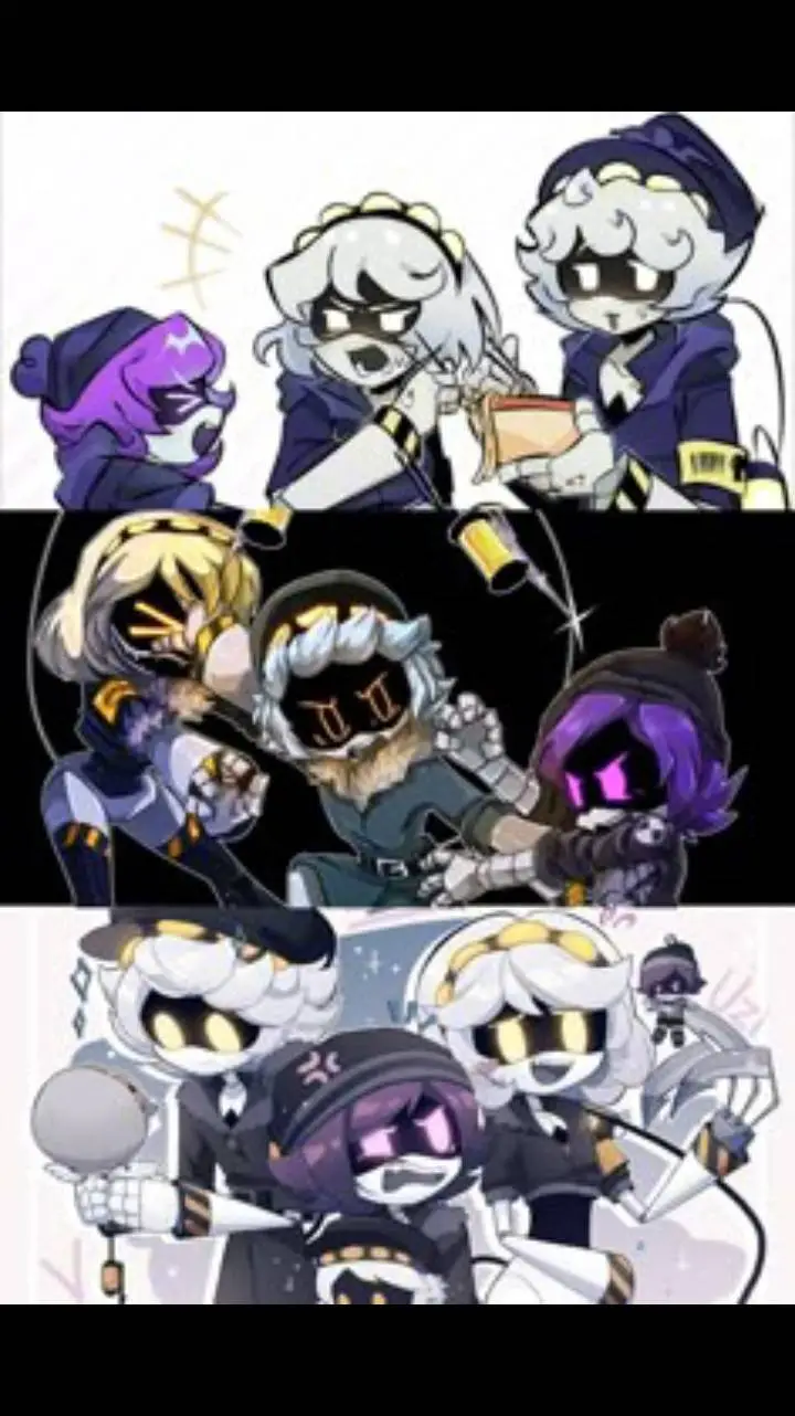 ai character: 🤍X x M💛 background