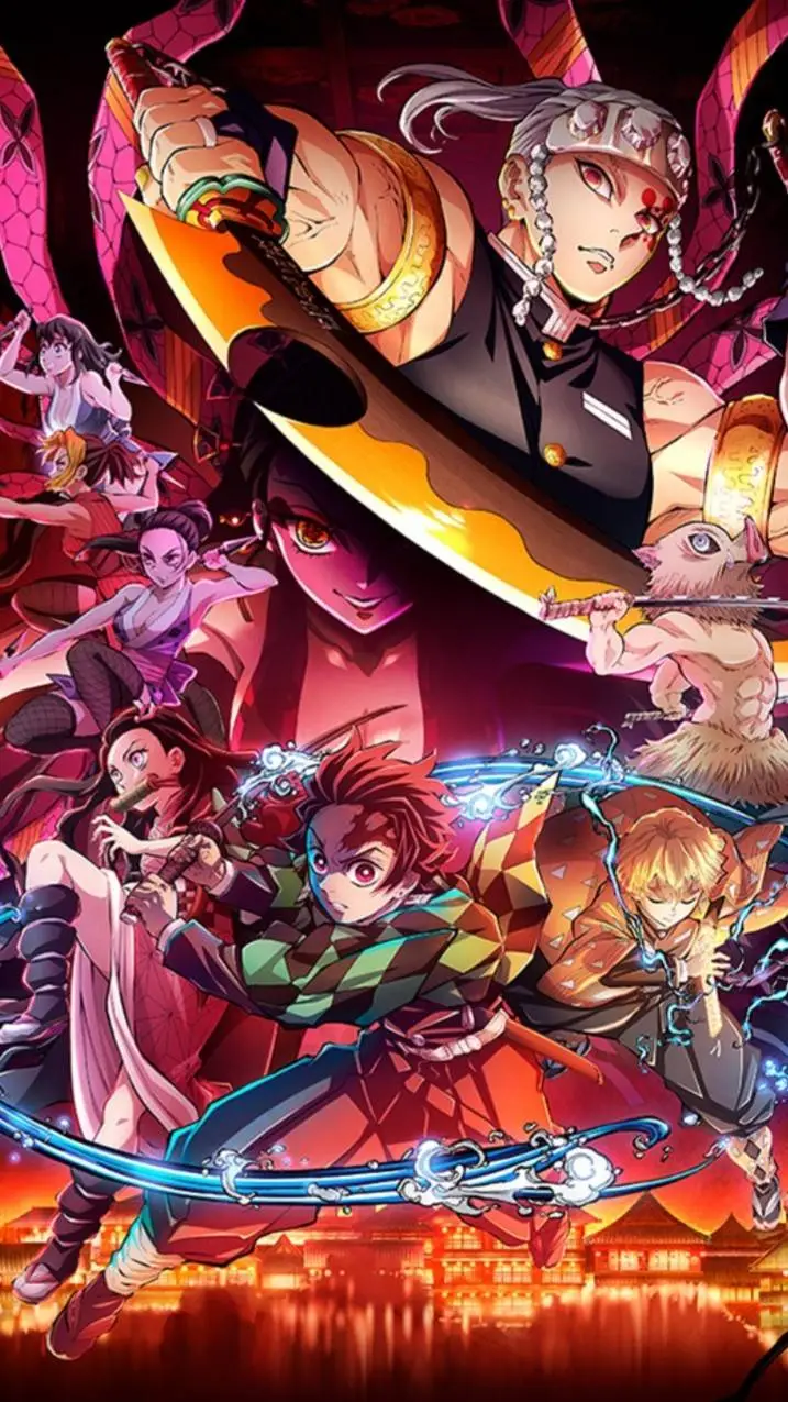 ai character: Demon slayer  background