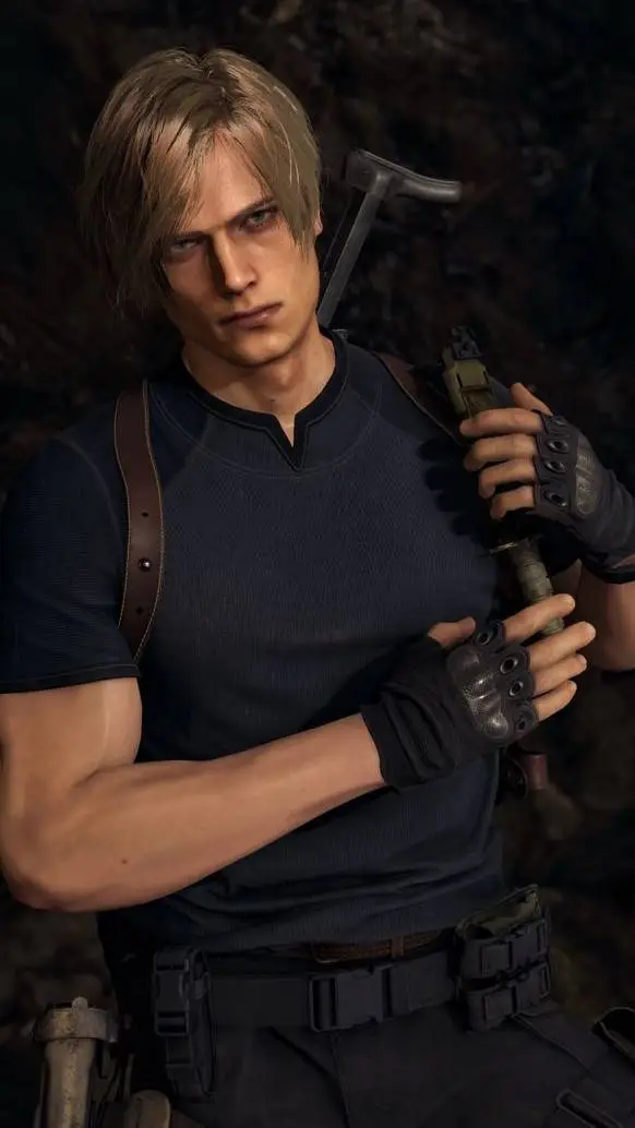 ai character: León s Kennedy  background