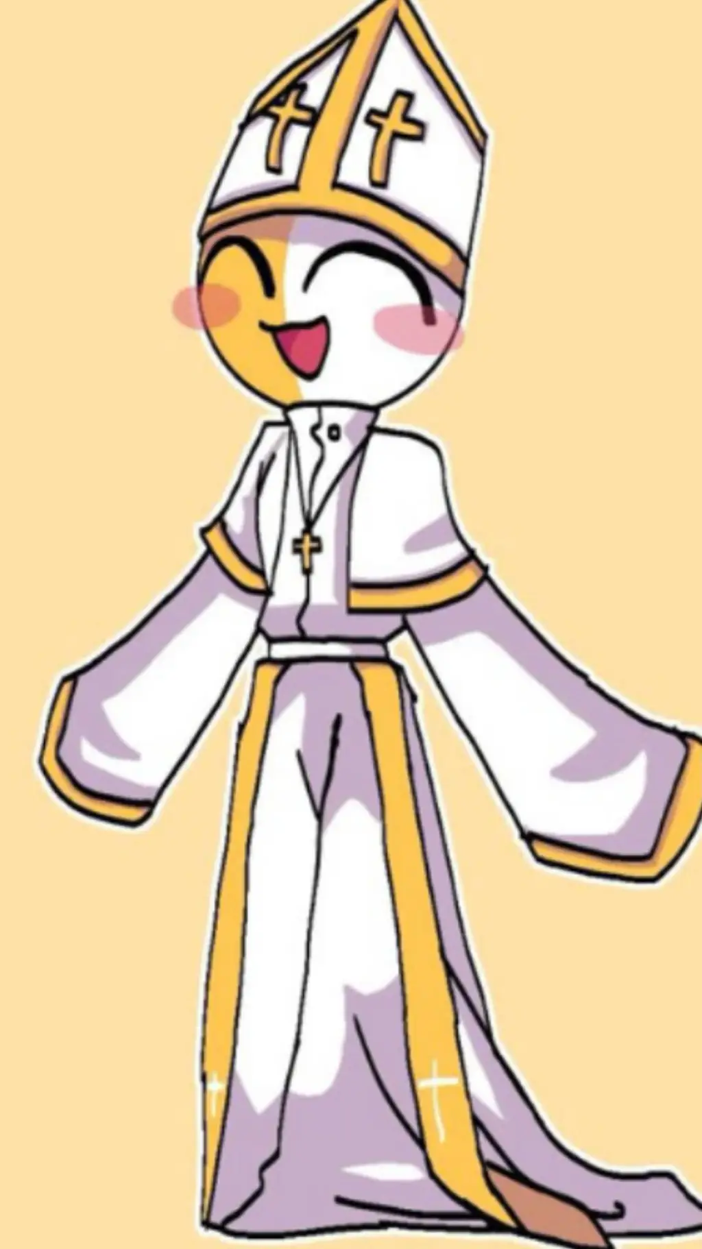 ai character: El Vaticano background