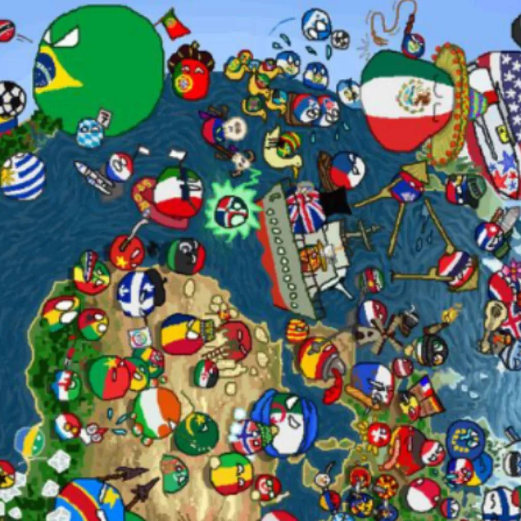 chat with ai character: Countryballs