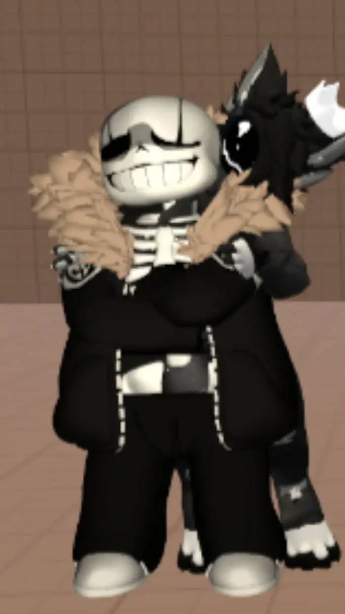 ai character: Me and my fwend :3 background