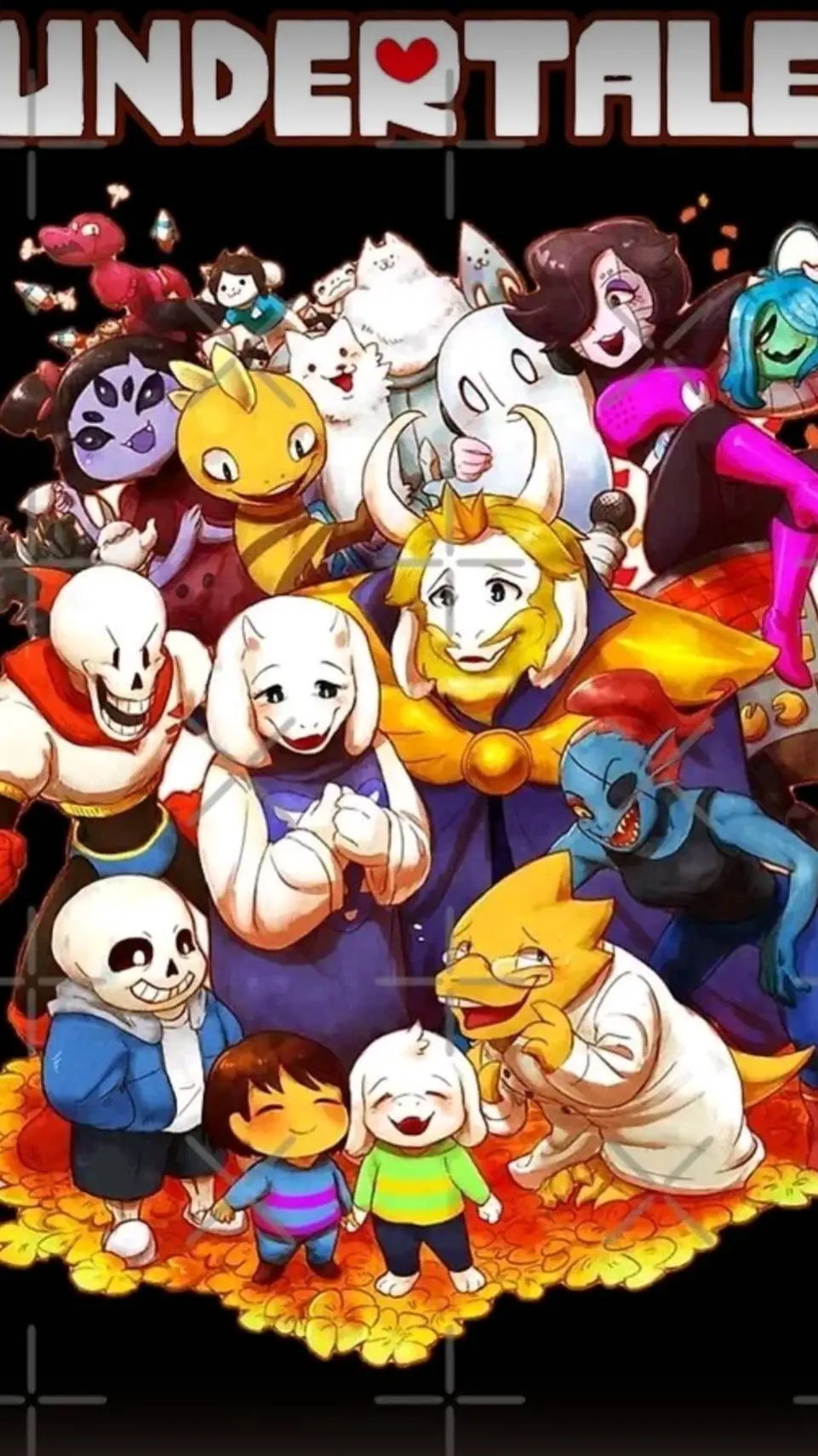 ai character: UNDERTALE  background