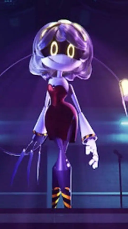 ai character: Sereal designa. V background