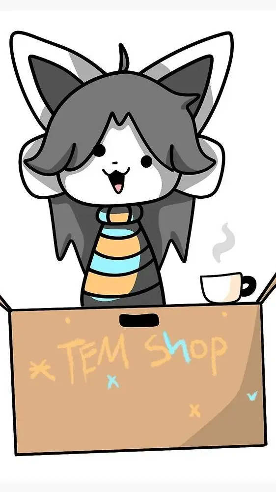 ai character: Temmie (Undertale) background