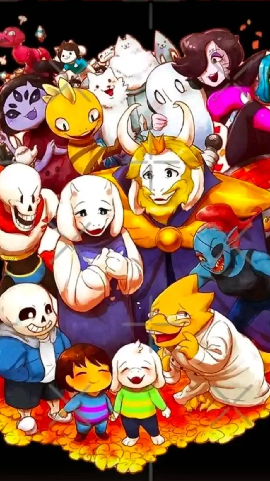 ai character: UDERTALE (remake) background