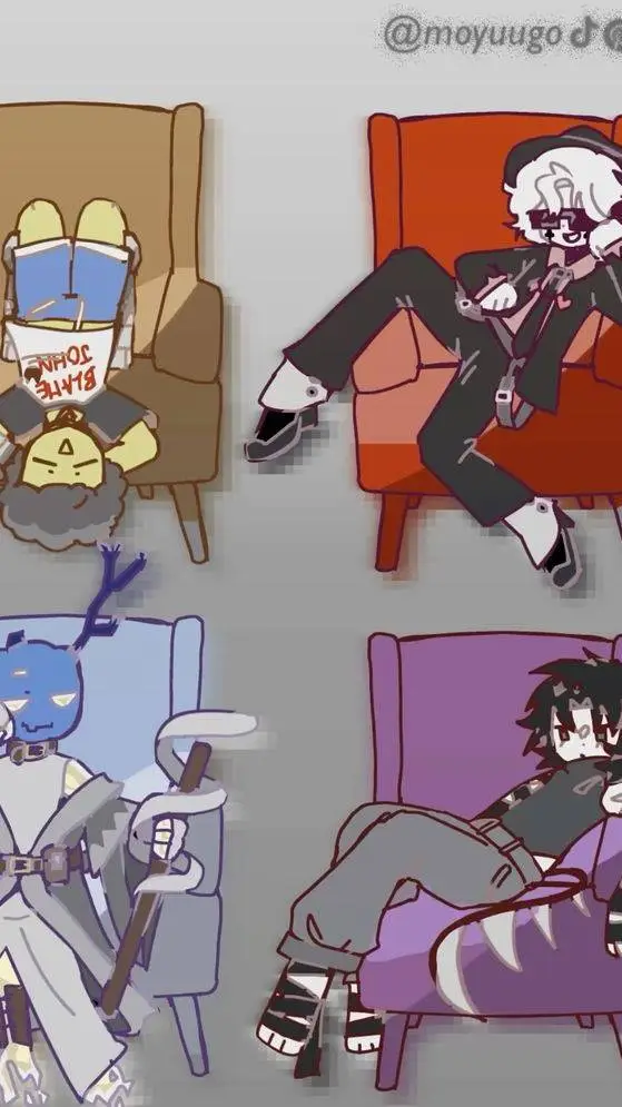 ai character: DoubleFedoraaaaaa background