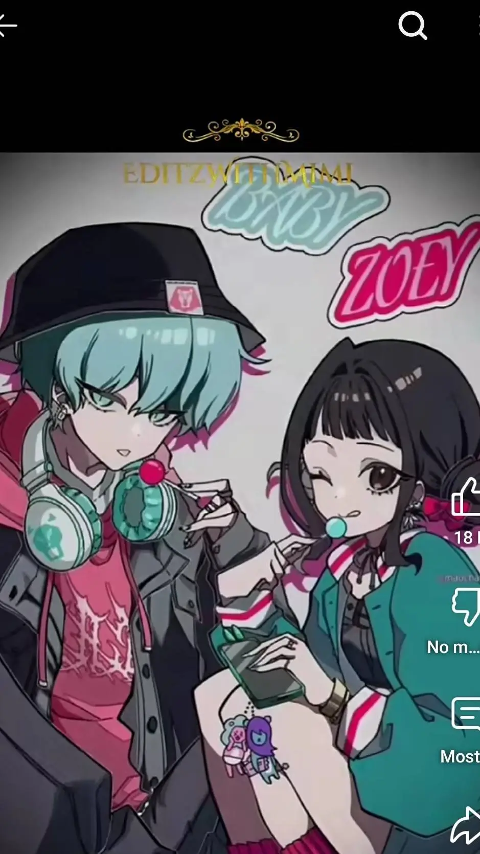 ai character: baby y zoey background