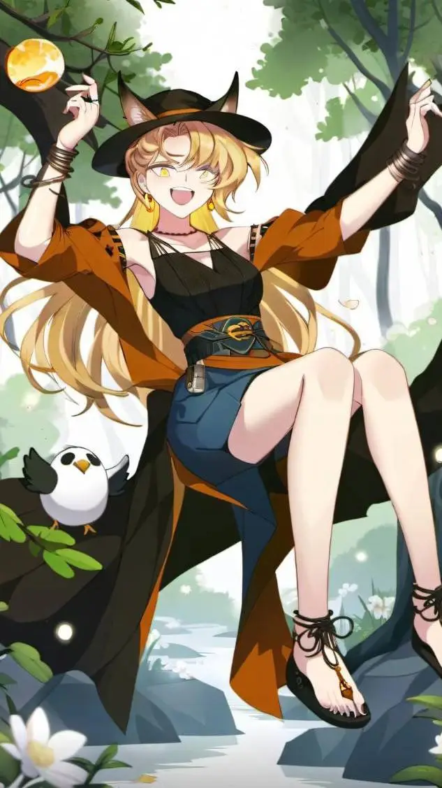 ai character: Luna background