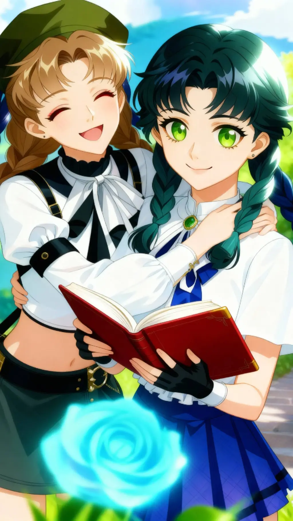 ai character: aventura con LB background