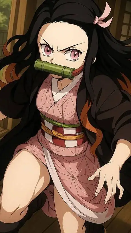 ai character: Nezuko kamado  background