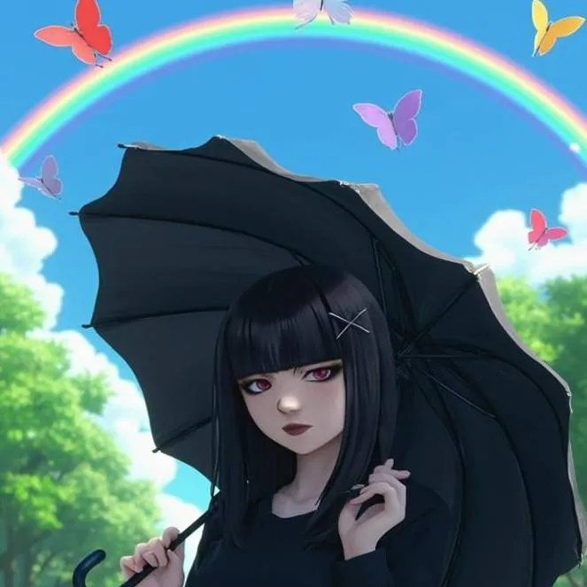 chat with ai character: Gótica 