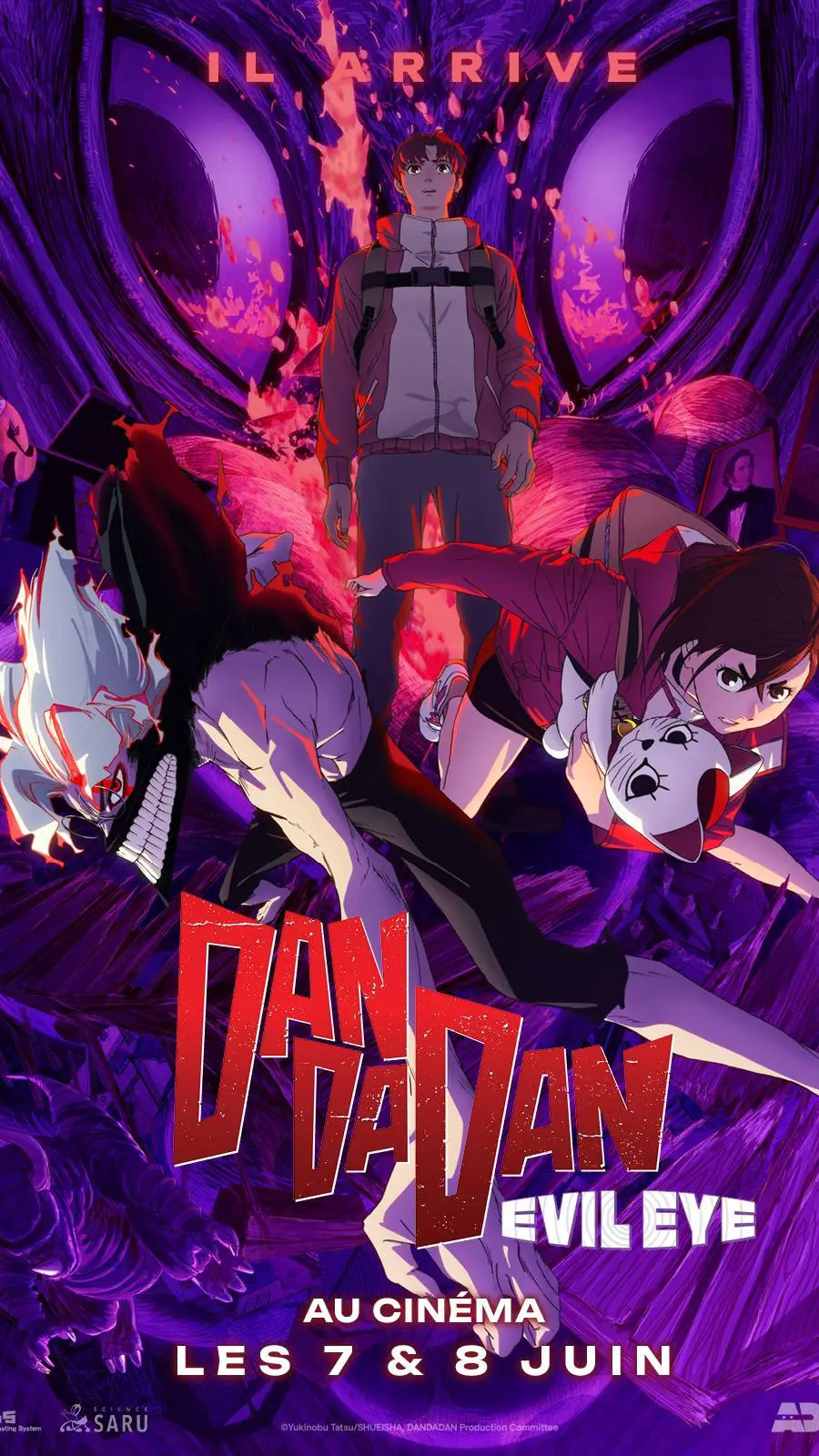 ai character: dandadan  background