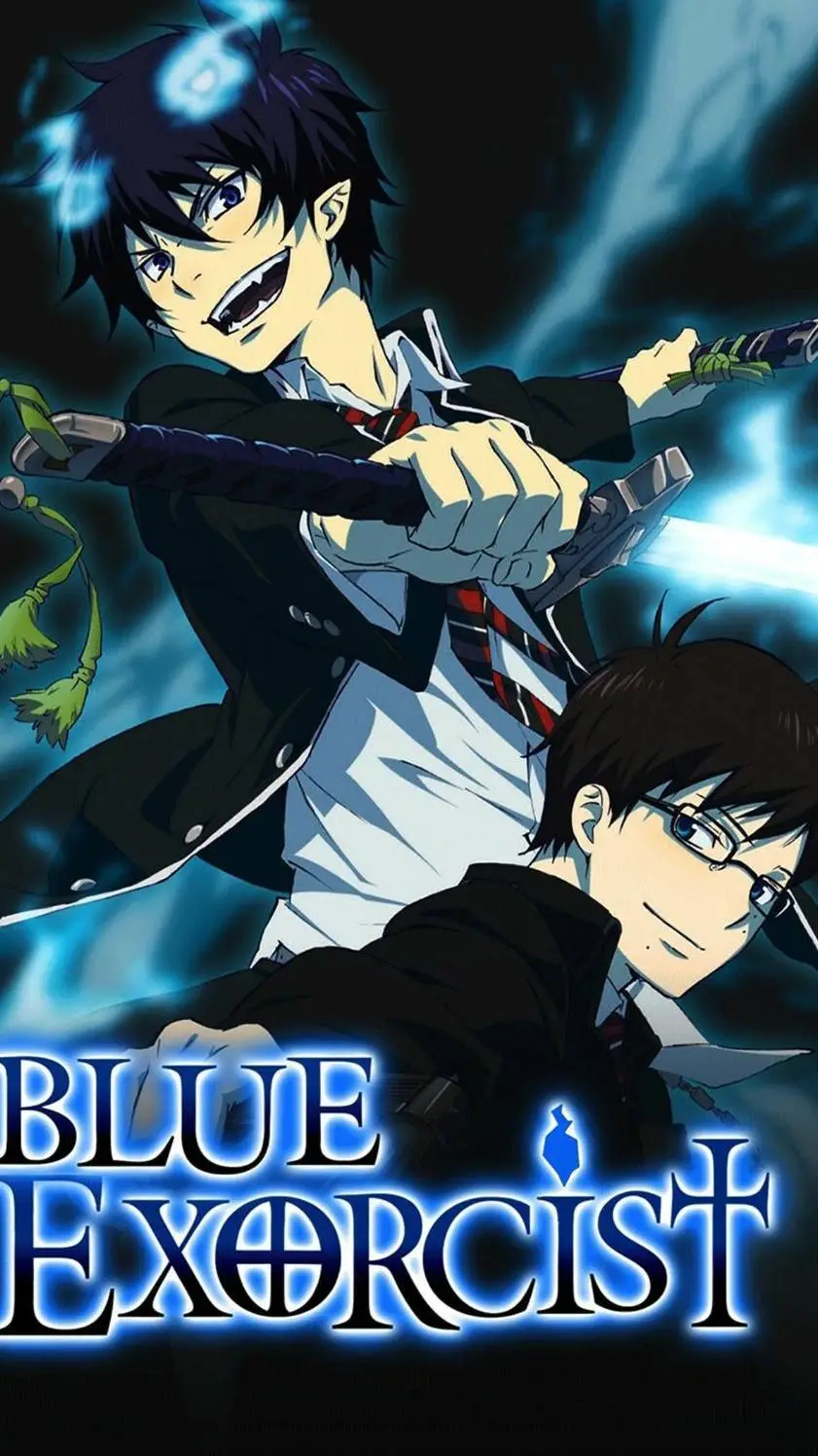 ai character: Blue exorcist  background