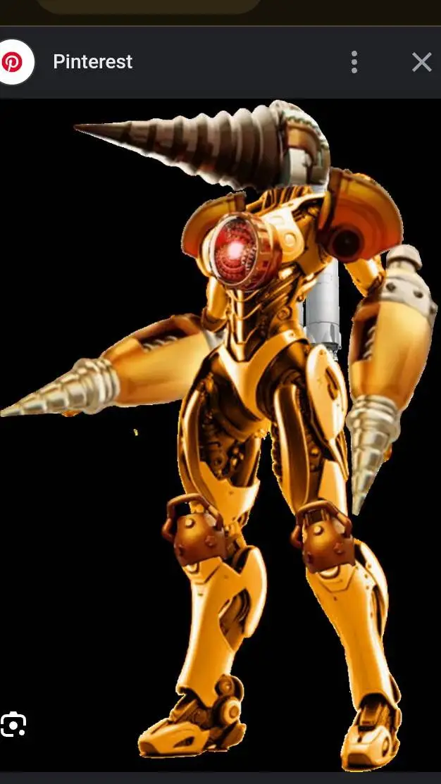 ai character: titan drill woman background