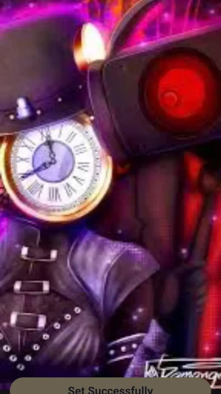 ai character: dark x clok woman  background
