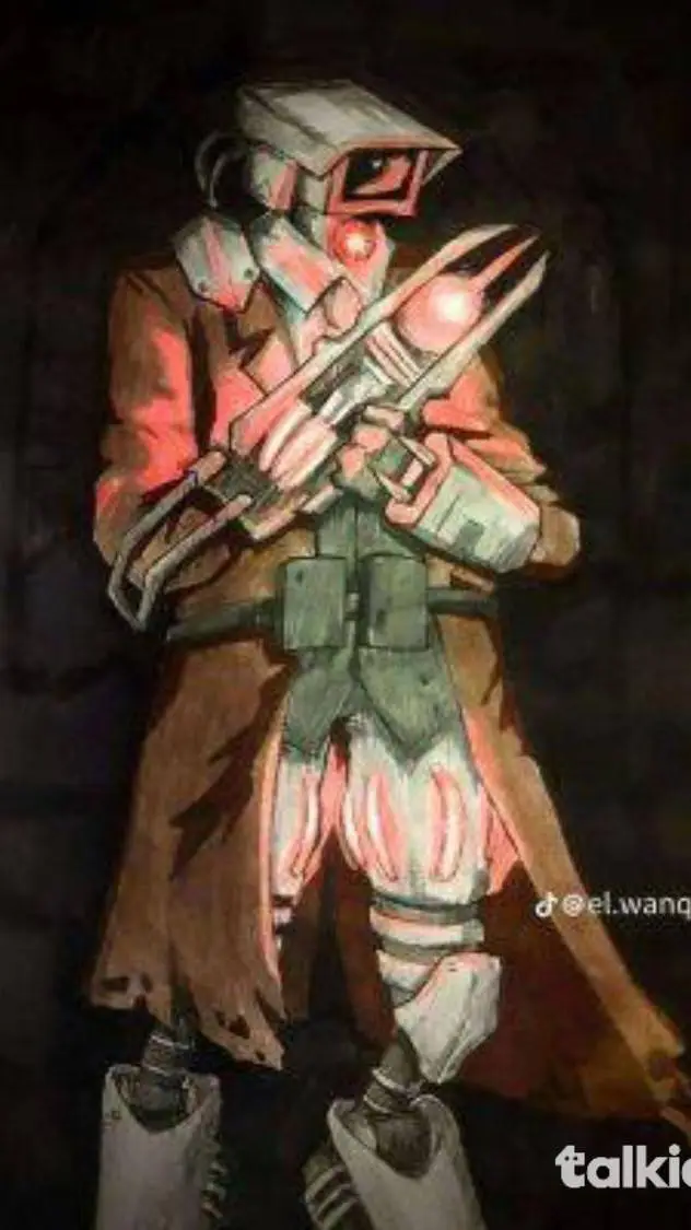 ai character: brown cameraman background