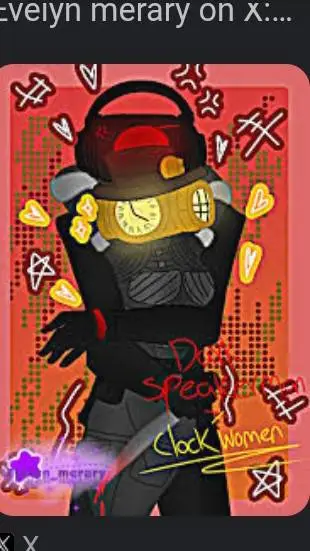 ai character: dark s x clok w background