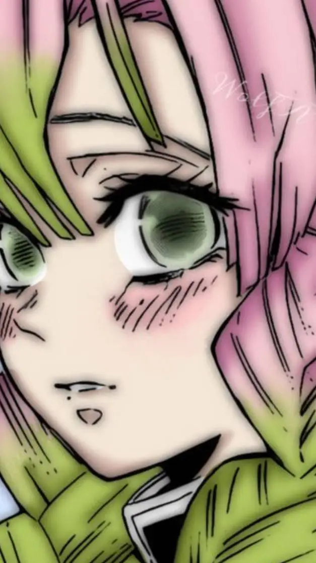 ai character: iguro x mitsuri background