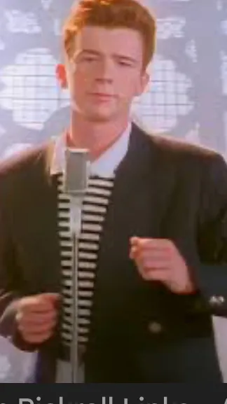 ai character: Rick rolled background