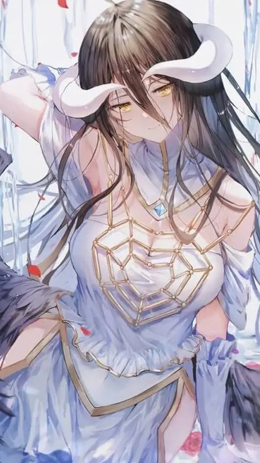 ai character: Albedo  background