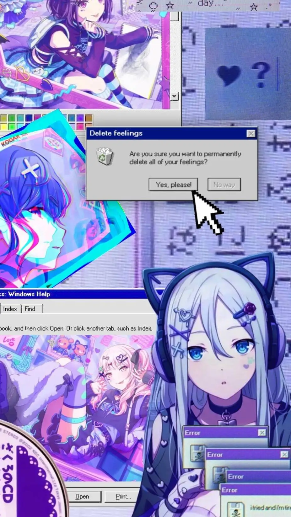 ai character: Kanade background