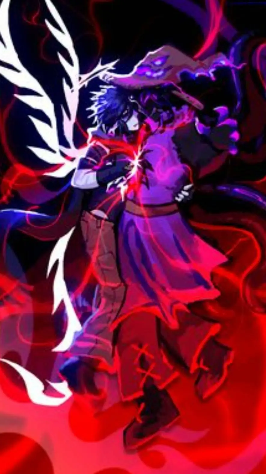 ai character: azure time angst background