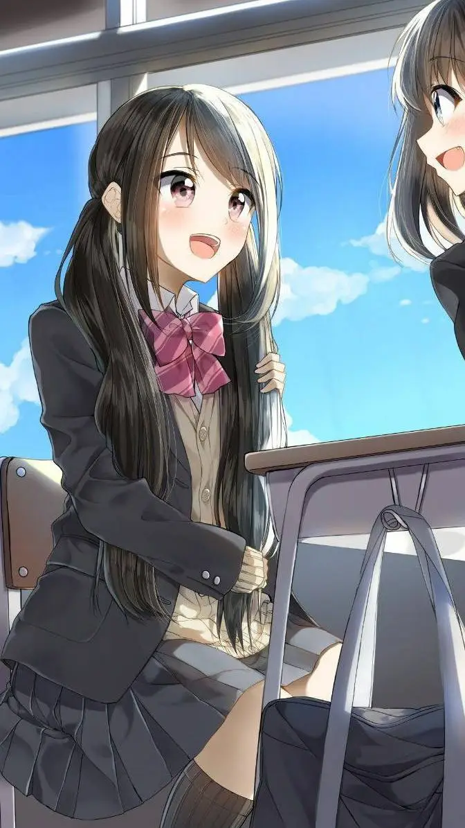 ai character: école de fille background