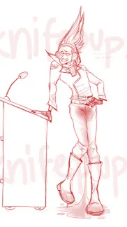 ai character: Mic ungrateful day background